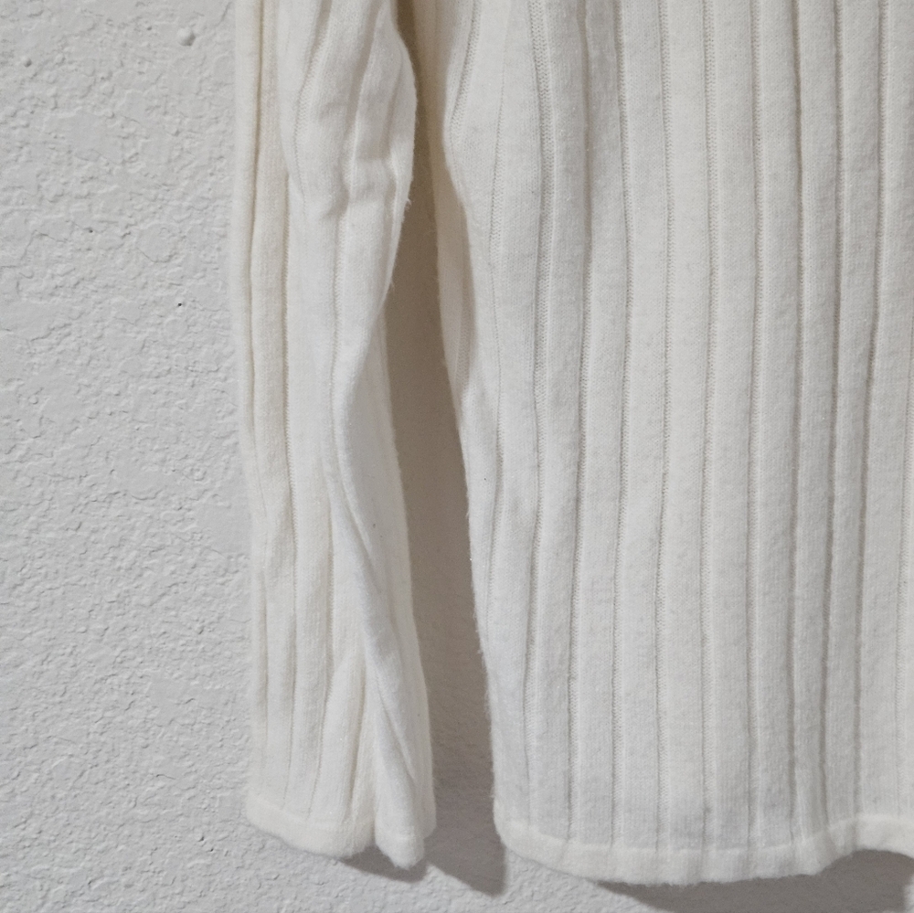 Cream Ribbed Sweater - Picture 3 of 6